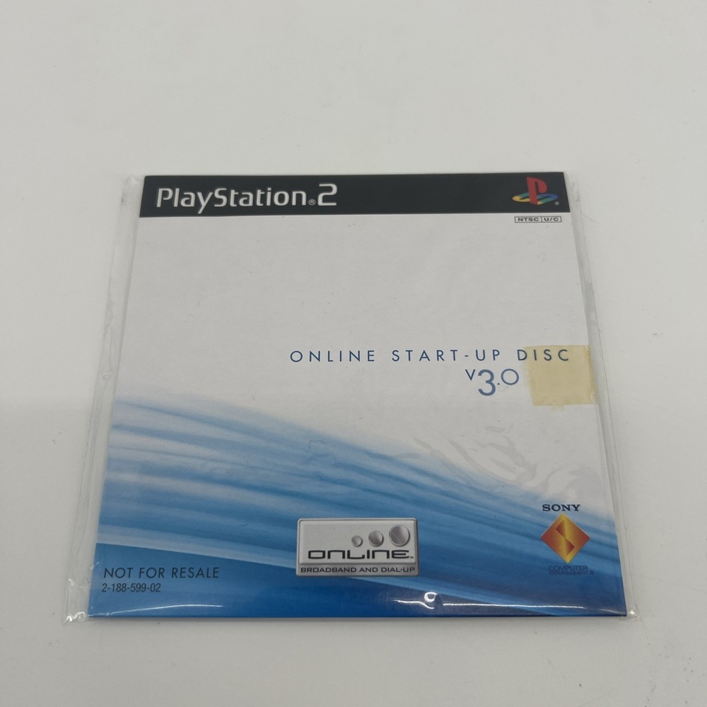 🔥 PlayStation 2 Online Start-Up Disc v3.0 Network Adapter (PS2) Sealed 🔥